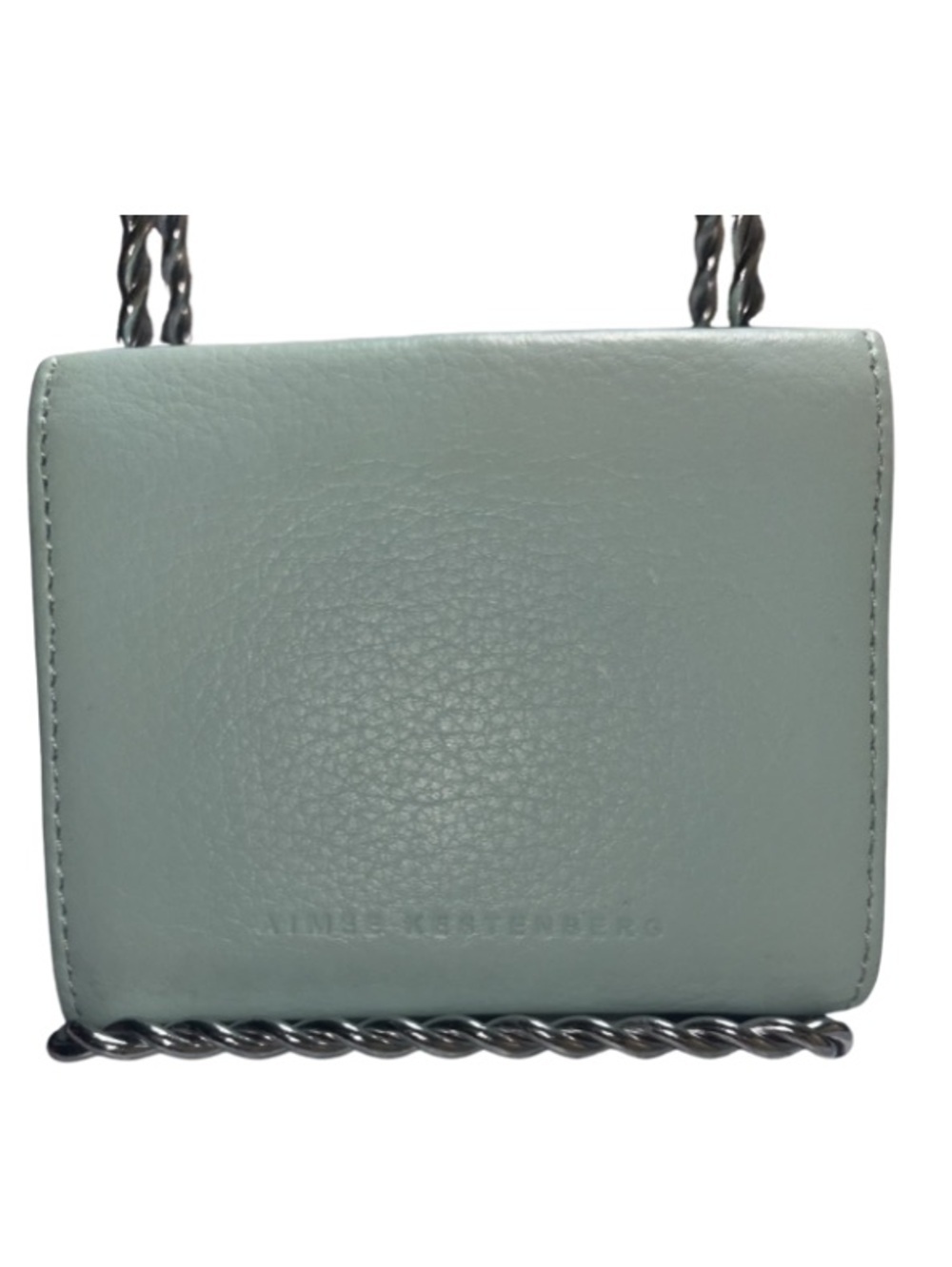 Aimee Kestenberg Ashley Mint
Green Pebbled Leather Mini
Pouch Wallet - Picture 10 of 10
